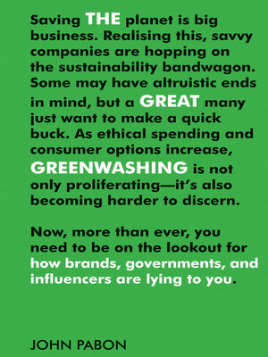cover image of The Great Greenwashing